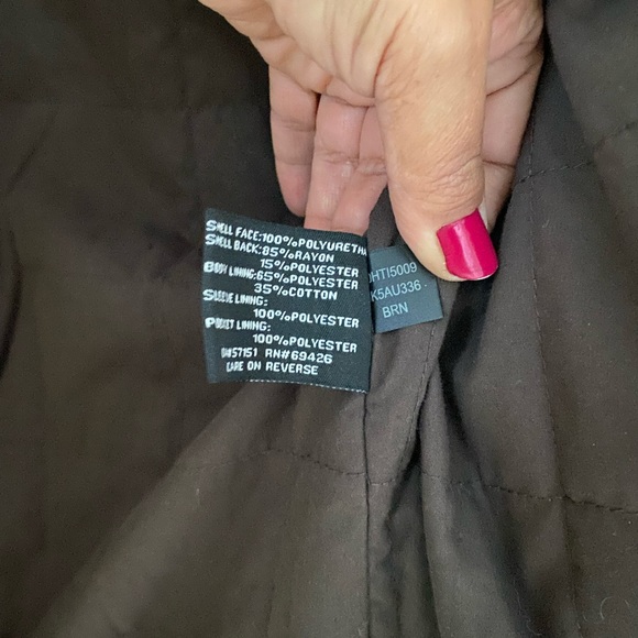 Black Rivet Jackets & Coats Black Rivet Faux Leather Dark Brown